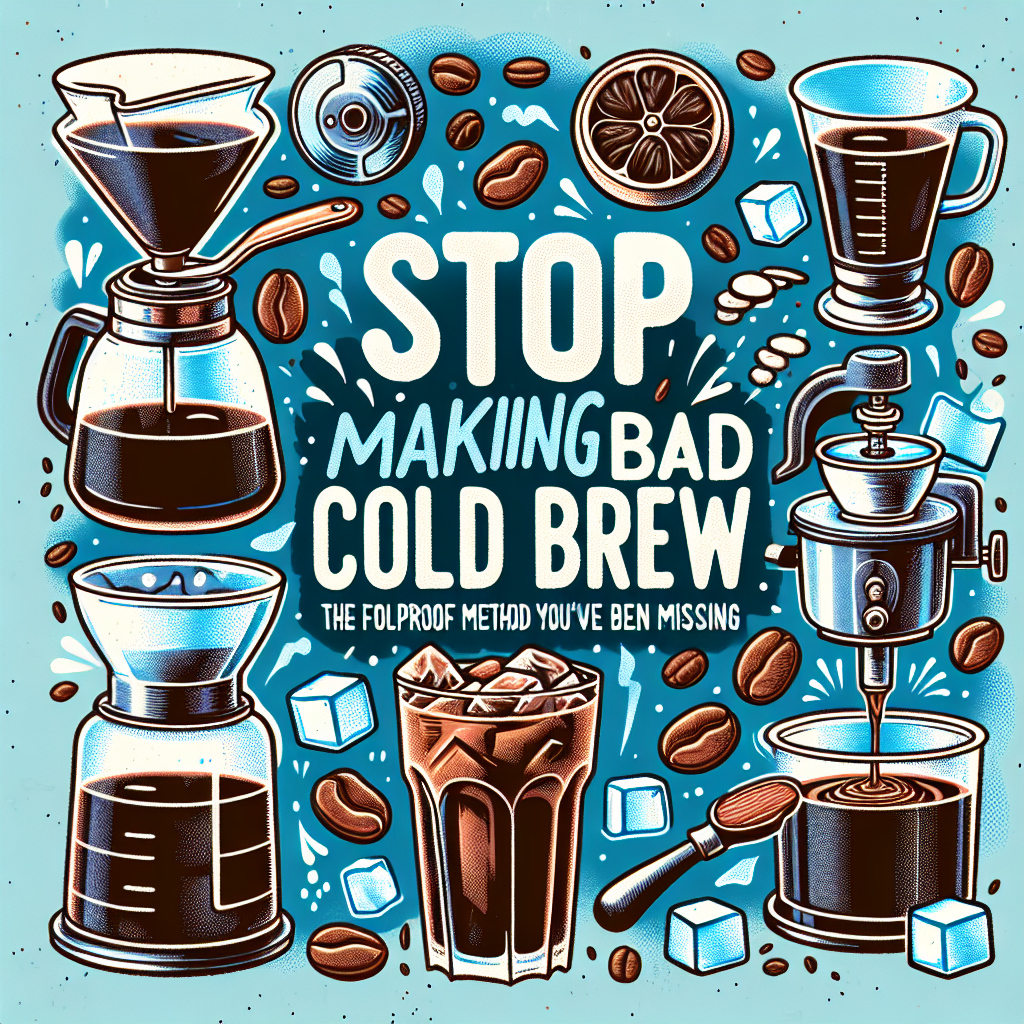 Stop Making Bad Cold Brew! The Foolproof Method You've Been Missing.