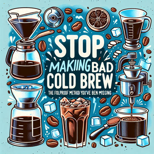 Stop Making Bad Cold Brew! The Foolproof Method You've Been Missing.