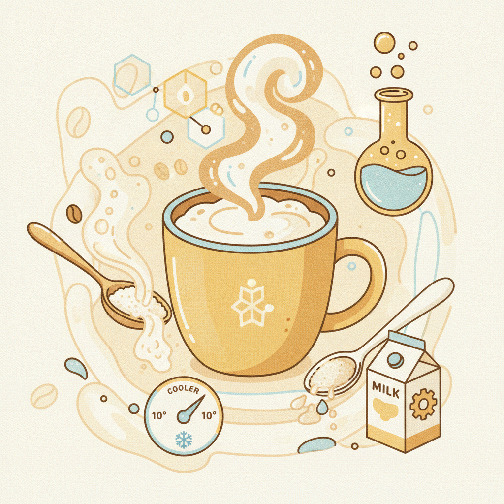 The Lactose Leverage: Why Steaming Your Milk 10 Degrees Cooler Is the Chemistry Hack That Makes Sugar Obsolete.