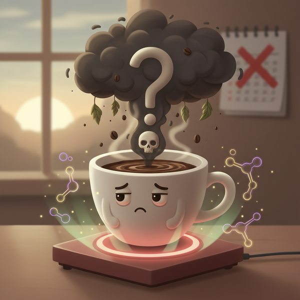 The Quinic Acid Curse: Why Leaving Your Coffee on the Hotplate Is the Invisible Chemistry Crime Ruining Your Morning Brew.