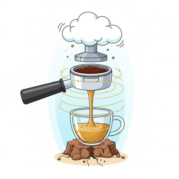 The Tamping Illusion: Why Pressing Harder on Your Espresso Is a Physics Myth You Need to Stop Believing.