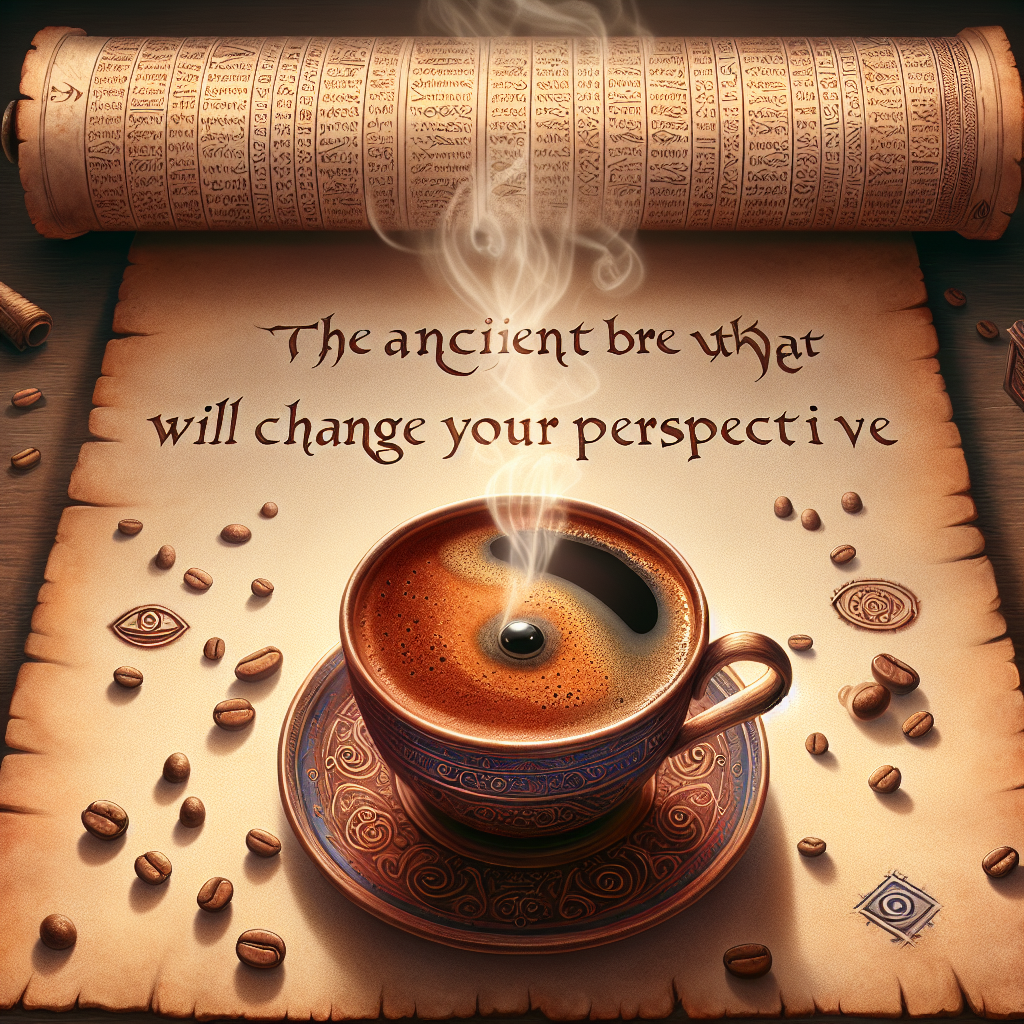 Turkish Coffee: The Ancient Brew That Will Change Your Perspective.