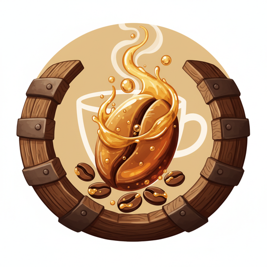 Whiskey Notes Without the Hangover: The Boozy Guide to Barrel-Aged Coffee Beans.