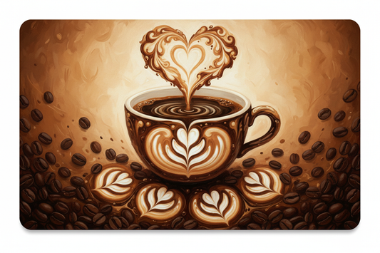 coffee gift card without text boxes