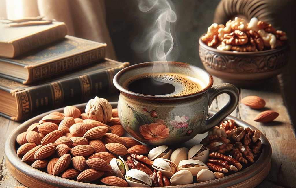 Coffee and Nuts: The Perfect Snack for Your Afternoon Pick-Me-Up.